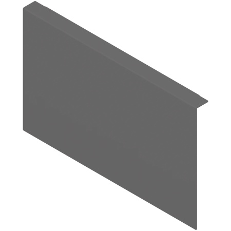 AMBIA-LINE Adaptor perete posterior din lemn, LEGRABOX/MERIVOBOX Extragere cu front inalt inaltime C, Otel, gri-orion mat