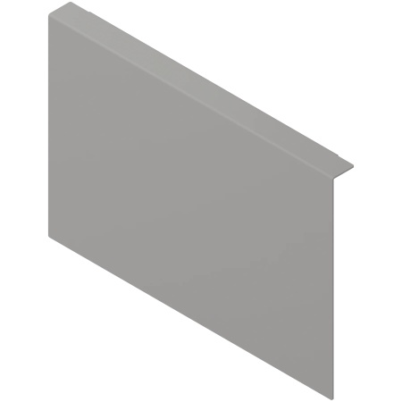 AMBIA-LINE Adaptor perete posterior din lemn, pt MERIVOBOX Extragere cu front inalt inaltime C, Otel, gri indiu mat