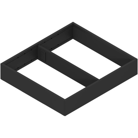 AMBIA-LINE Rama, pt LEGRABOX/MERIVOBOX Sertar, Otel, NL=300 mm, Latime=242 mm, negru-carbon mat