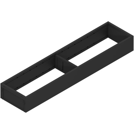 AMBIA-LINE Rama, pt LEGRABOX/MERIVOBOX Sertar, Otel, NL=450 mm, Latime=100 mm, negru-carbon mat