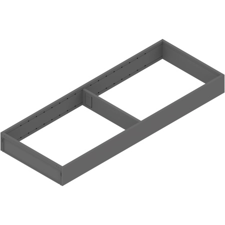 AMBIA-LINE Rama, pt LEGRABOX/MERIVOBOX Sertar, Otel, NL=550 mm, Latime=200 mm, gri-orion mat
