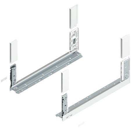 Laterala sertar LEGRABOX C 177 mm, NL=550 mm, dr+stg, free, alb-matase mat