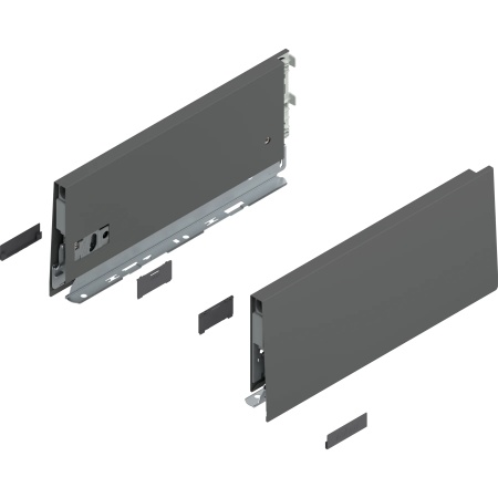 Laterala sertar MERIVOBOX K 300mm, dr+stg, gri-orion mat, (129mm)