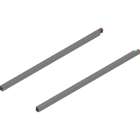 Lonjeron sertar MERIVOBOX 550mm, dr+stg, gri indiu mat