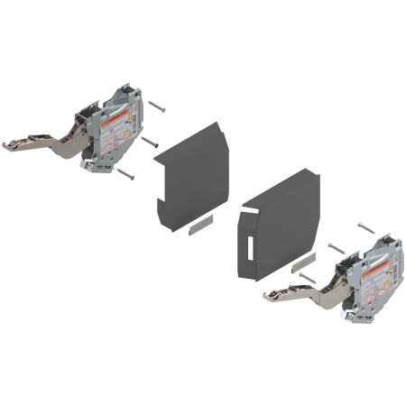 Mecanism ridicare AVENTOS HK-S, factor putere 960-2215, simetric, gri-inchis/inox-g