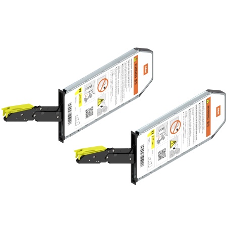 Mecanism ridicare Blum AVENTOS HKi, pentru usi cu deschidere in sus, LF=2600-7800, culoare negru onix, set 2 buc