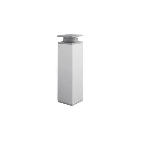 Picior mobilier patrat 40mm, H= 150mm - Aluminiu, reglabil, DAK26
