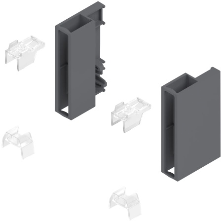 Piesa prindere pt element de insertie in fata/spate, TANDEMBOX-Antaro C, stanga/dreapta Z36C0080 R+L gri inchis
