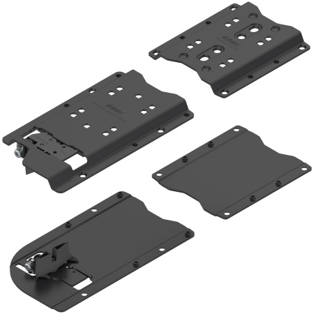 REVEGO uno - Conector tip pocket (set), pentru dulap montat pe blat, Dreapta, negru