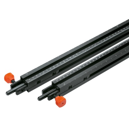 Rigla prelungitoare pentru MINIPRESS PRO, dreapta+stanga, gradatie 850-2550 mm, culoare negru E6/C35