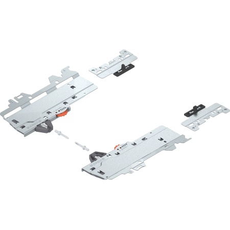 Set TIP-ON Blumotion pt MERIVOBOX tip S0, NL=270-300mm, 0-10kg, alb, dreapta+stanga