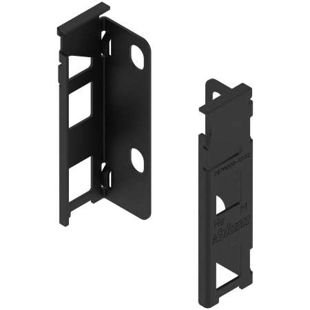 Suport spate sertar, dr+stg LEGRABOX M (106 mm), negru carbon mat