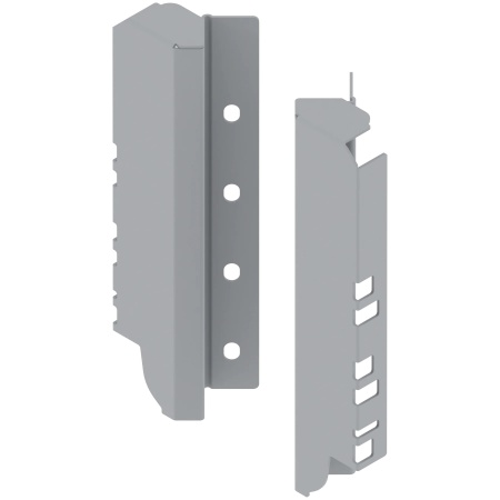 Suport spate sertar, dr+stg pt SPACE CORNER C(192mm), gri aluminiu R9006