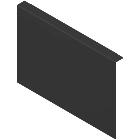 AMBIA-LINE Adaptor perete posterior din lemn, LEGRABOX/MERIVOBOX Extragere cu front inalt inaltime C, Otel, negru-carbon mat