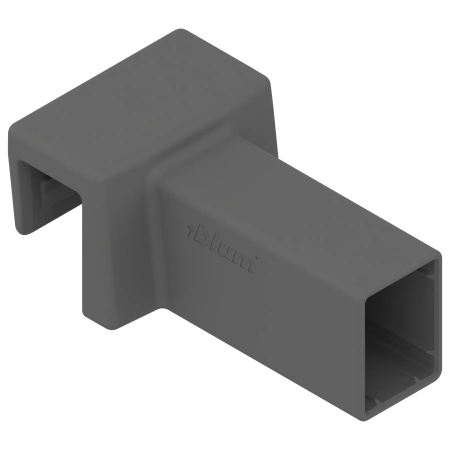 AMBIA-LINE Suport de traversa din sticla, de la Latime corp 1200 mm, pt LEGRABOX free, gri-orion mat