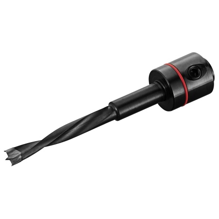 Burghiu orizontal pentru MINIPRESS top, Ø 8 mm, stanga, L=114.5 mm+rosu