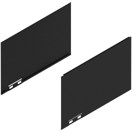 Element decorativ dr+stg LEGRABOX C (177 mm) L=270mm negru carbon cu aspect carbon