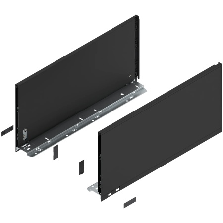 Laterala sertar LEGRABOX F 500 mm, dr+stg, negru carbon mat 770F5002S Z R+L V1 CS-M