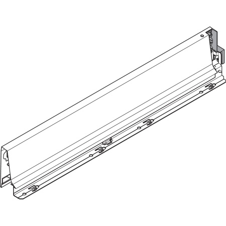 Laterala sertar TANDEMBOX M 83 mm, 300 mm, stg, pentru TANDEMBOX intivo/antaro, alb sidefat