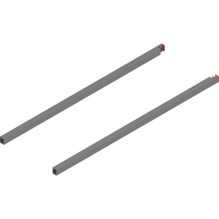 Lonjeron sertar MERIVOBOX 600mm, dr+stg, gri indiu mat