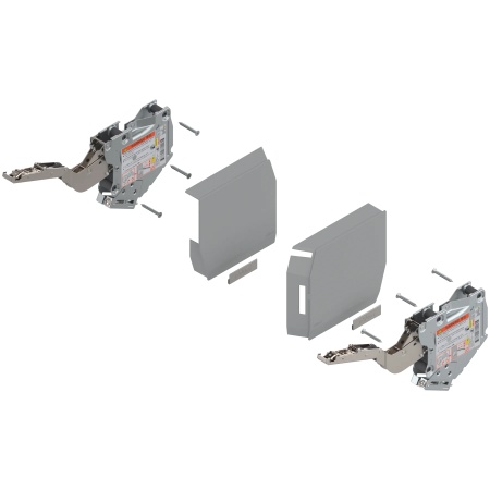 Mecanism ridicare AVENTOS HK-S, factor putere 400-1000, simetric, gri-deschis/inox-g
