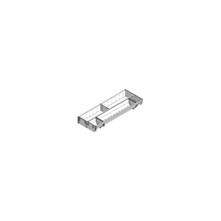 ORGA-LINE, Set combinat TANDEMBOX, NL=550mm, latime=200mm inox-periat/gri inchis (ocupare partiala)