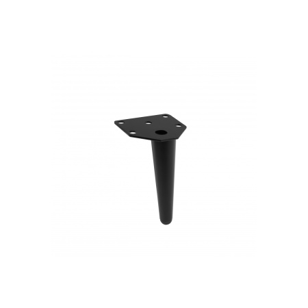 Picior ANCHOR 120mm, otel, negru mat