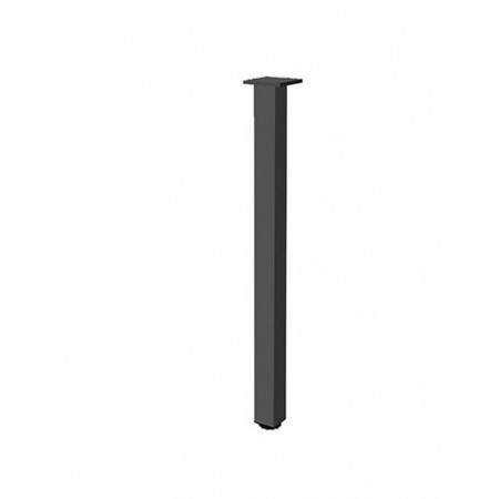 Picior masa patrat H= 710/60x60mm, negru