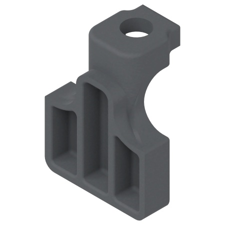 Posistop amortizor pentru usi, gri inchis R7037
