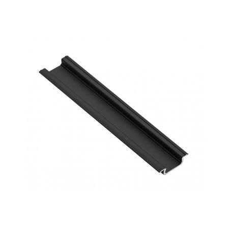 Profil din aluminiu pentru LED GLAX, 15x5mm, aplicat, negru, 3m