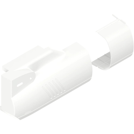 Capac acoperire pentru AVENTOS HK, stanga, striat, alb sidefat, pentru SERVO-DRIVE 21K8001 ABD L V5SEIW