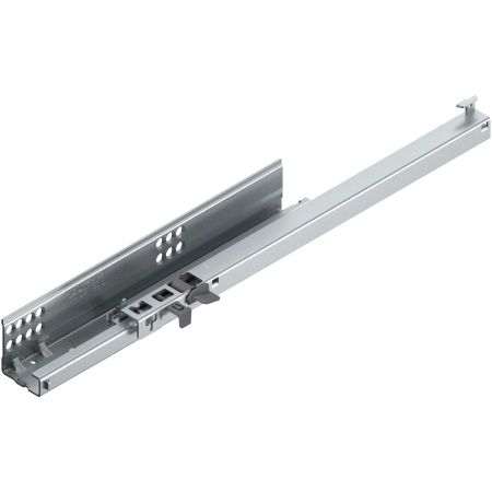 Glisiera TANDEM 17-19mm, extensie partiala, 30kg, cu TIP-ON, NL=410mm, stanga, cu stift fixare, zincat