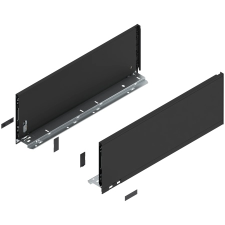 Laterala sertar LEGRABOX C 500 mm, dr+stg, negru carbon mat (C=177mm) 770C5002S Z R+L V1 CS-M