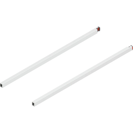 Lonjeron sertar MERIVOBOX 600mm, dr+stg, alb-matase