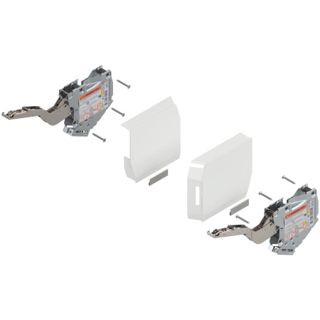 Mecanism ridicare AVENTOS HK-S, factor putere 220-500, pt TIP-ON, alb-matase/inox-g ( set 2 bucati )