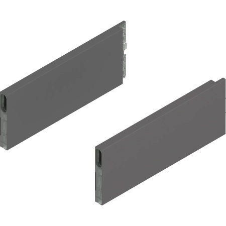 MERIVOBOX BOXCAP, NL=270mm, dreapta+stanga, Inaltime E, gri-orion mat