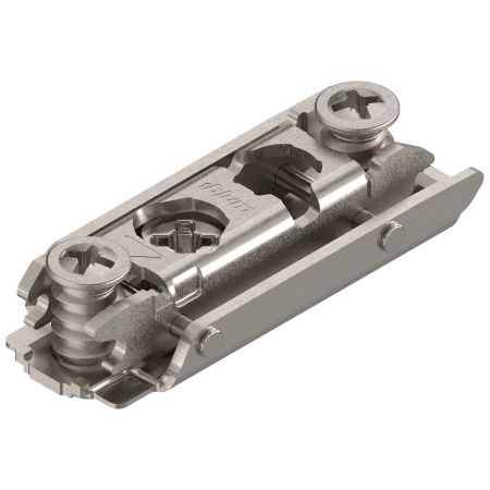 Placuta balama CLIP, dreapta, inaltare 0mm, euro-suruburi premontate, Ø 6 x 12.9 mm (66B.134)