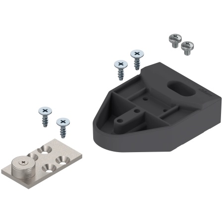 REVEGO duo - Set adaptor pentru decuplare aparate electrice, gri inchis