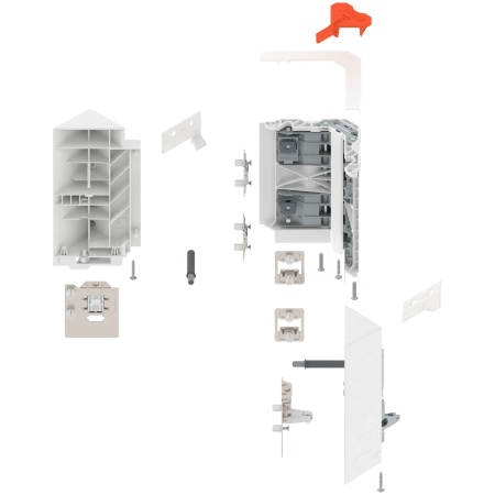 Set sincronizare SYNCROMOTION pt TANDEMBOX intivo, culoare Seidenweiss (alb sidefat)