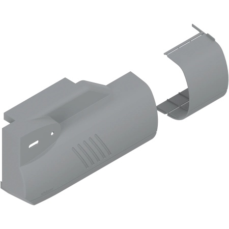 Capac acoperire pentru AVENTOS HK, stanga, striat, gri deschis, pentru SERVO-DRIVE 21K8001 ABD L V5 HGR