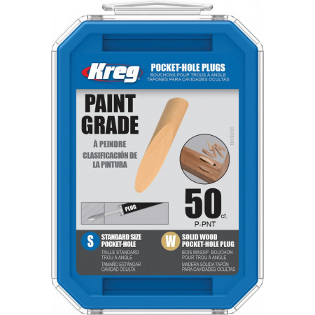 Dibluri KREG® Pocket-Hole 50bucati - paint grade