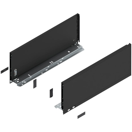 Laterala sertar LEGRABOX C 450 mm, dr+stg, negru-carbon mat(C=176,8mm) 770C4502S Z R+L V1 CS-M