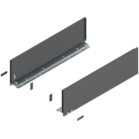 Laterala sertar LEGRABOX C 600 mm, dr+stg, gri orion (C=177mm) 770C6002S Z R+L V1 OG-M