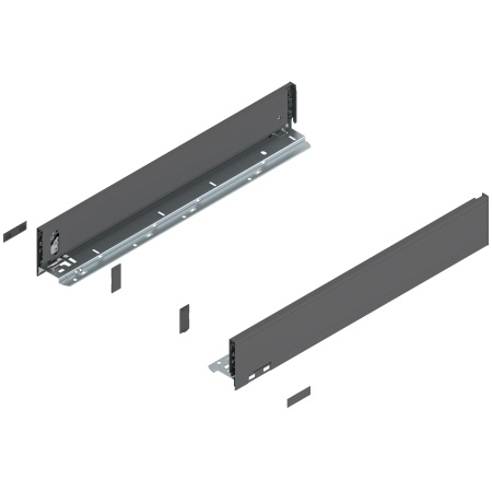 Laterala sertar LEGRABOX M 550 mm, dr+stg, gri-orion mat (M=90,5mm) 770M5502S Z R+L V1 OG-M
