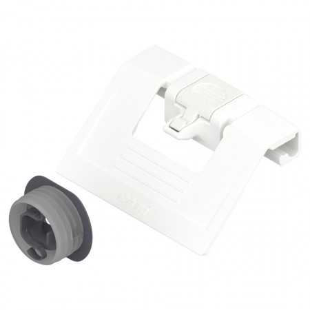 Maner din plastic alb cu zavor, pentru sertar interior TANDEMBOX intivo/antaro ZIF.80M7 GRI/MIT V1SW/G