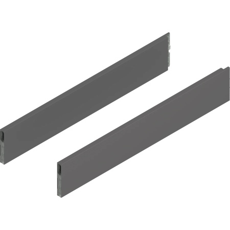 MERIVOBOX BOXCAP, NL=600mm, dreapta+stanga, inaltime E, stanga+dreapta, gri-orion mat