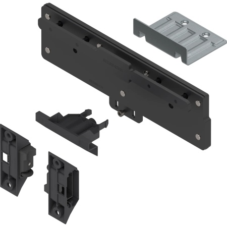REVEGO duo - Set de montare pentru doua usi duble combinate, negru