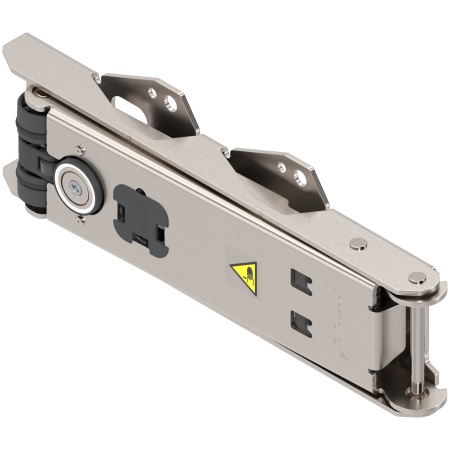 REVEGO duo - Unitate TIP-ON Front pentru usa dubla, nichelat
