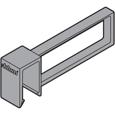 Separator longitudinal pentru traversa pt TANDEMBOX antaro, culoare negru ORGA-LINE ZRU.11F0 LAE-TEI 40 S