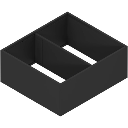AMBIA-LINE Rama, pt LEGRABOX/MERIVOBOX Extragere cu front inalt, Otel, de la NL=300 mm, Latime=242 mm, negru-carbon mat
